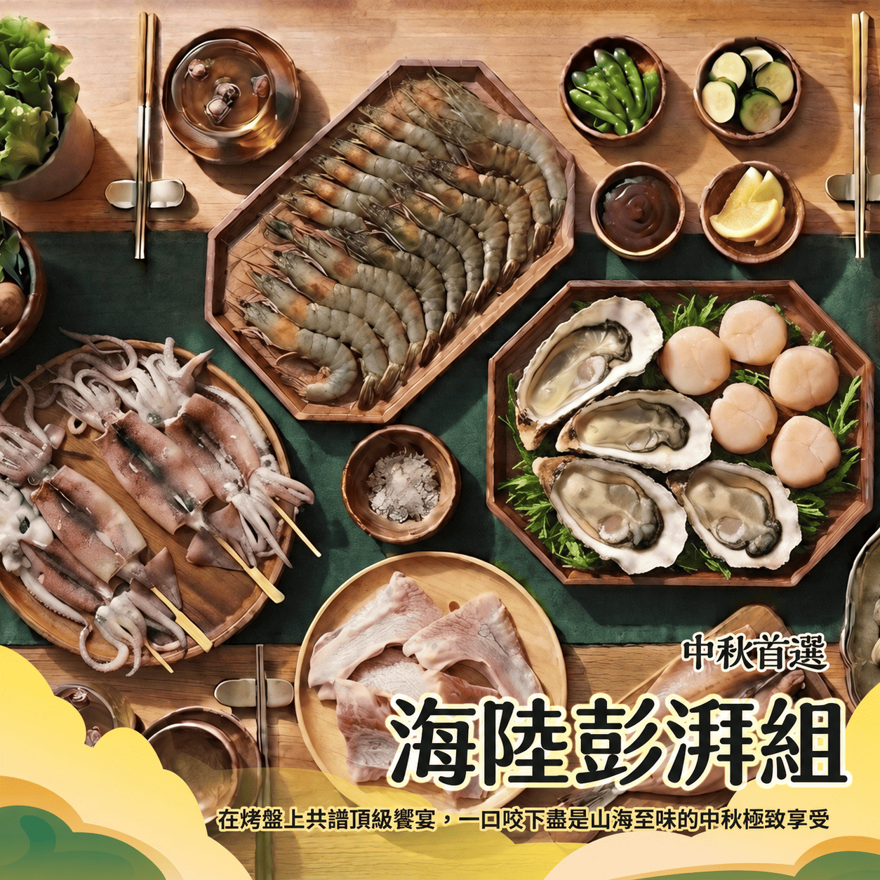 中秋食材海陸套餐