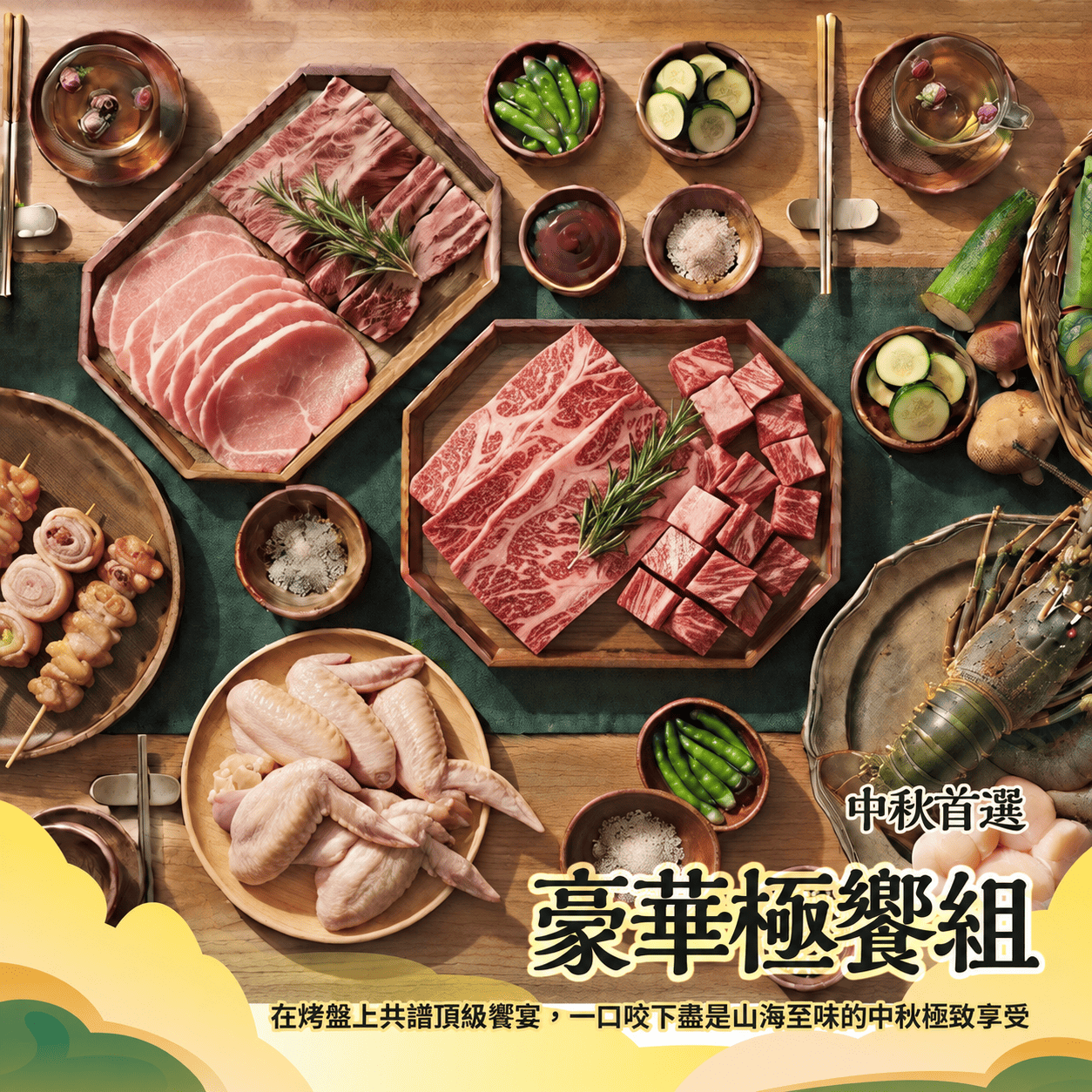 中秋食材海陸套餐